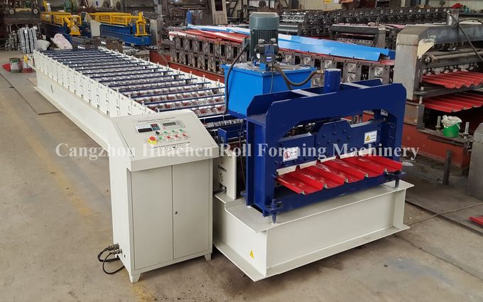 Automatic Glazed Tile Cold Roll Forming Equipment With PLC Control System