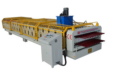 Professional Double Layer Roll Forming Machine / 380v Wall Panel Roll Forming Machine