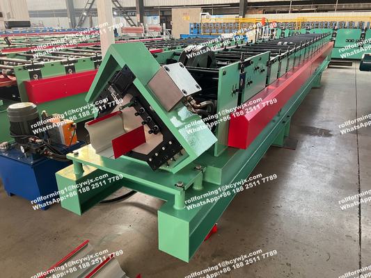 Yağmur suyu kanal profili için çelik / alüminyum / bakır kanal makinesi