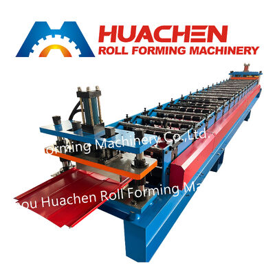 Trilobal metal rolling machine for forming wall panels and roof panels into a trapezoidal shape