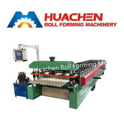 High-strength metal corrugated roof panel manufacturing equipment, corrugated ceiling wall panel forming machine