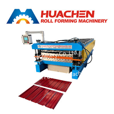 Çift Katmanlı Çatı Rulo Şekillendirme Makinesi Ibr ve Adım Kiremit Sac Yapma Makinesi