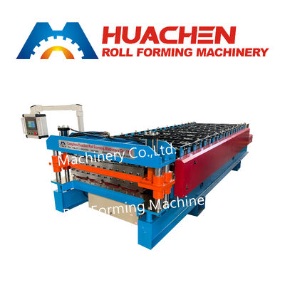 Putai Metal Oluklu Çatı Sayfası PPGI / PPGL / Gi/Gl Çinko Çelik Çatı Kiremit Rulo Şekillendirme Makinesi Yapımı