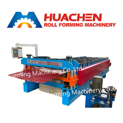 Yüksek Kaliteli Çok Fonksiyonlu Panel Çift Katmanlı Rulo Yapım Makinesi Çinko Çatı Yapı Makinesi Çatı Panelli Makinesi