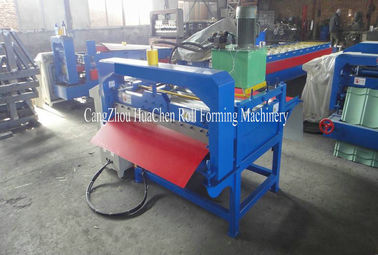 Cut-to-Length Sheet Metal Cutting Machine Color Coated 3 Rows Rollers