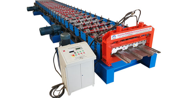 Kalite  Long Life Precise Steel Floor Deck Roll Forming Machine with CE fabrika