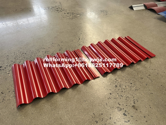 H kirişli makine tabanı ile verimli sağlam dalgalanmış rulo şekillendirme makinesi