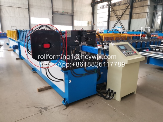 Karesi Downspout Roll Forming Machine 0.45-0.6mm Malzeme kalınlığı
