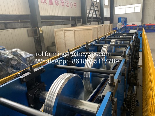 Karesi Downspout Roll Forming Machine 0.45-0.6mm Malzeme kalınlığı