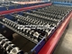 H Beam Base Corrugated Roll Forming Machine 45# Çelik Roller Omron Encoder 15-20m/Min