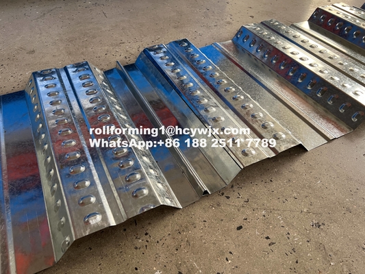 PLC Denetimli Zemin Güverte Rulo Formasyon Makinesi 400mm H Çaplı Çelik Çerçeve 1220mm Geniş