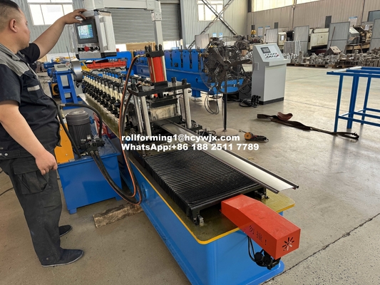 6.5mx1mx1.4m Custom Profiller ve Çeşitli Genişlik için Rol Kapı Rulo Formasyon Makinesi