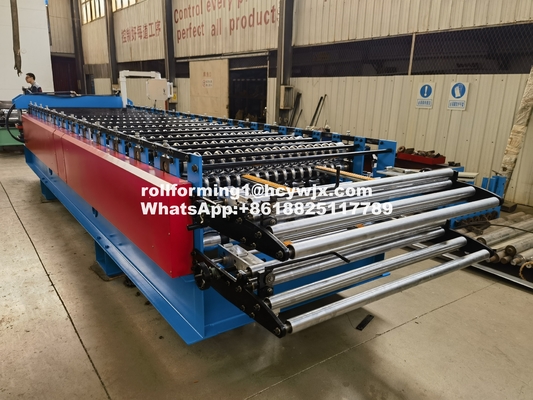 Çili Pazarı için Otomatik Çift Katmanlı Rulo Formasyon Makinesi