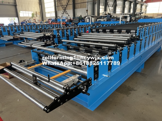 Otomatik Çalışma Çift Katmanlı Rulo Formasyon Makinesi CE Sertifikasıyla