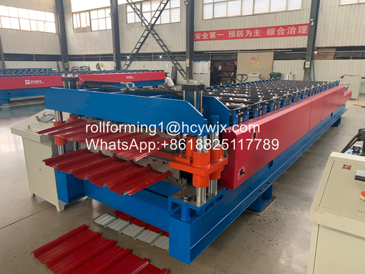 75 mm Ana Çubuk Düğmesi Dokunmatik Ekran Rol Formasyon Makinesi 0,3-0,6 mm Metal için