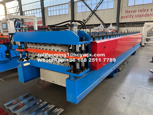 TR18/137 Metal Çatı Üretimi için Yüksek Performanslı Çift Katmanlı Rulo Yapım Makinesi
