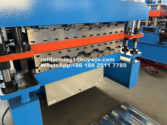 TR18/137 Metal Çatı Üretimi için Yüksek Performanslı Çift Katmanlı Rulo Yapım Makinesi