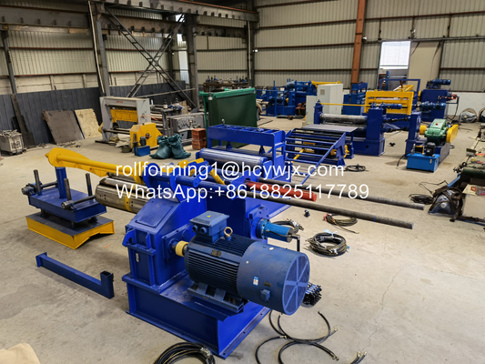 20-60m/min için özelleştirilebilir metal kesme hattı Kapasite ve 0.12-5m/min Kalınlığı