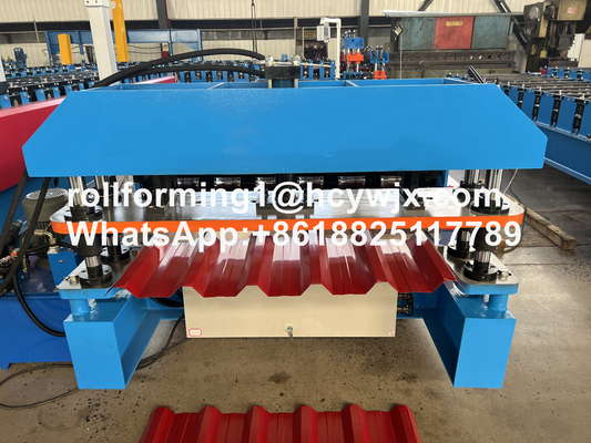 TP25/TP35/TP40 Çatı Yaprakları için 20m/Min Dalgalanmış Rulo Yapım Makinesi