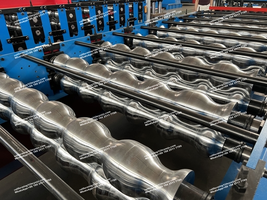 PPGI Renkli Çelik GI Malzemesi Camlı Tile Roll Forming Makinesi için