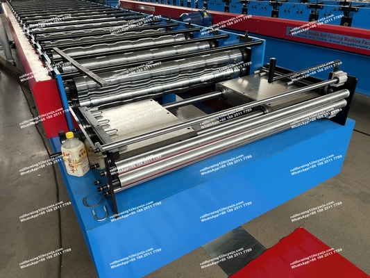 PPGI Renkli Çelik GI Malzemesi Camlı Tile Roll Forming Makinesi için