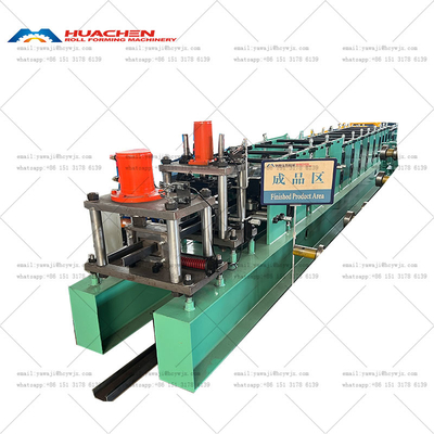PLC Kontrolü C Purlin Roll Forming Makinesi 14-18 Rol Stasyonu ile