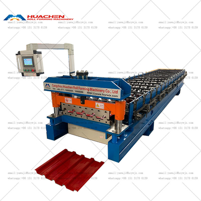 Trapezoidal Çatı Yaprak Formasyon Makinesi / Rulo Formasyon Yaprak IBR Çatı Yaprak Yapım Makinesi