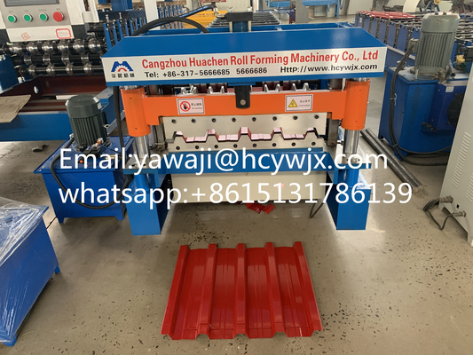 Trapezoidal Çatı Yaprak Formasyon Makinesi / Rulo Formasyon Yaprak IBR Çatı Yaprak Yapım Makinesi