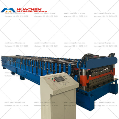 Yüksek Kaliteli Çift Katman Formasyon Makinesi Trapezoidal Camlı Metal Taş Çatı Yapımı
