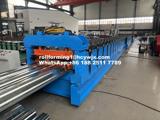 T153-40L-840 Metal Zemin Deck Roll Forming Machine Yüksek Hızlı