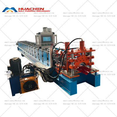 Renkli Çelik Üretimi Otomatik Ridge Cap Roll Forming Makineleri