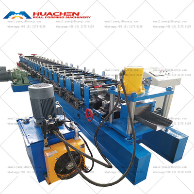 15m/min Kapı Çerçeve Rulo Yapım Makinesi Motor Pompası ve PLC ile Hidrolik