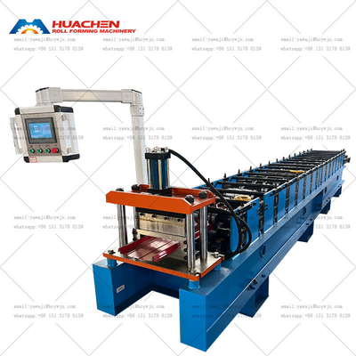 Tek Katmanlı Trapezoidal Çatı Panel Makinesi Zincir Sürüşü ile Etkili Üretim