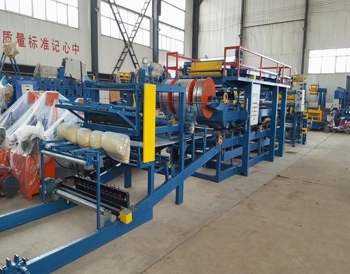 1000 mm Geliştirilmiş Genişliğe, 0-5 m/dk Üretim Hızına ve 50-250 mm Ürün Kalınlığına Sahip Çift Metal Köpük Sandviç Panel Rulo Şekillendirme Makinesi