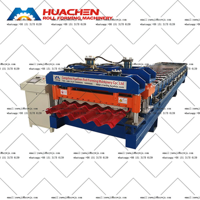 Alüminyum Metal Çatısı Camlı Plakası Rulo Formasyon Makinesi