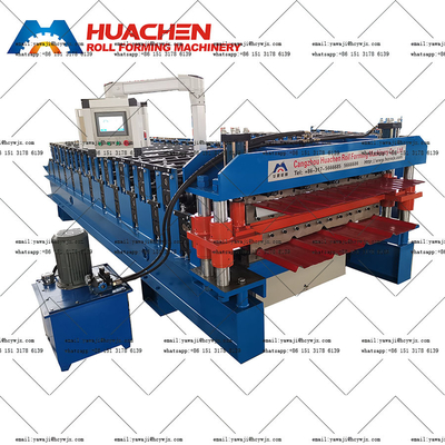 45 Çelik Öldürme ve Plating Roller Çubukları Çift Katman Formlama Makinesi Hız 15m/min
