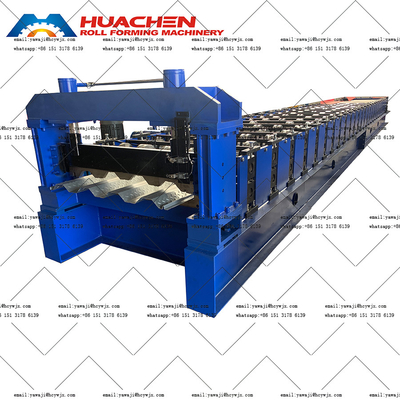 Verimli Çatı Panelli Rulo Yapım Makinesi 15m/min Hızlı Çatı Yapım Makinesi
