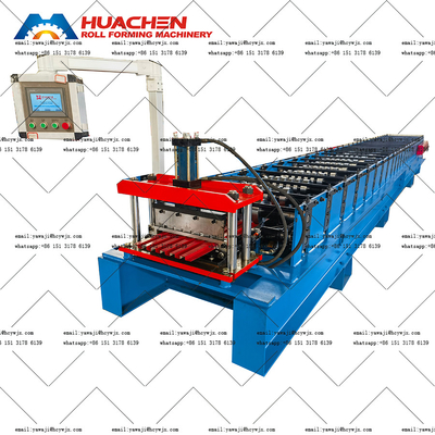 0.3-0.6mm için büyük span çatı rulo şekillendirme makinesi