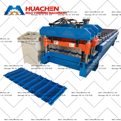 1000mm Güzel Renkli Camlı Plak Yapma Makinesi PPGI / GI için