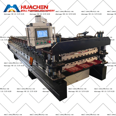 Yüksek Performanslı PPGI / GI Çelik Rollforming Makineleri Çift Güvertesi