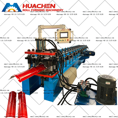 3 Fazlı 400mm Renkli Sac Kapatma Makinesi Şekillendirme Makinesi / Rulo Formu Ekipmanları