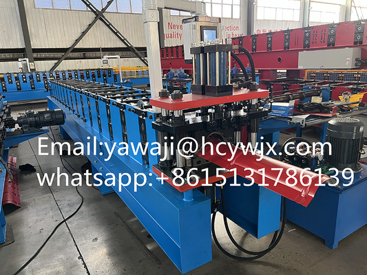 3 Fazlı 400mm Renkli Sac Kapatma Makinesi Şekillendirme Makinesi / Rulo Formu Ekipmanları