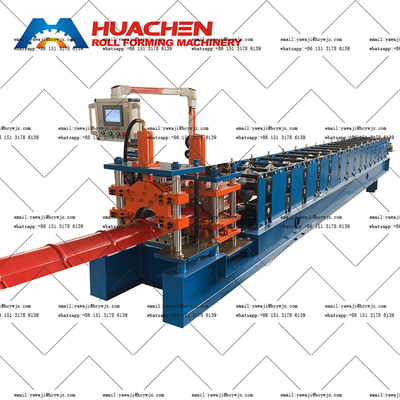 0.3mm - 0.8mm Yüksek Hızlı Ridge Cap Rulo Şekillendirme Makinesi 380V 50HZ 3