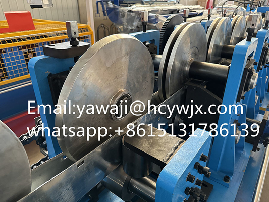 Hidrolik Kesme Galvanizli Çelik OMEGA CE ile Purlin Roll Forming Makinesi