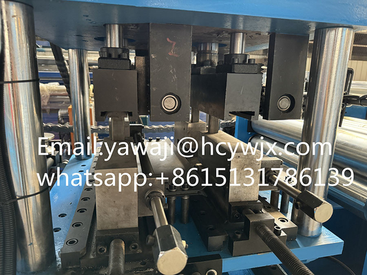 Hidrolik Kesme Galvanizli Çelik OMEGA CE ile Purlin Roll Forming Makinesi
