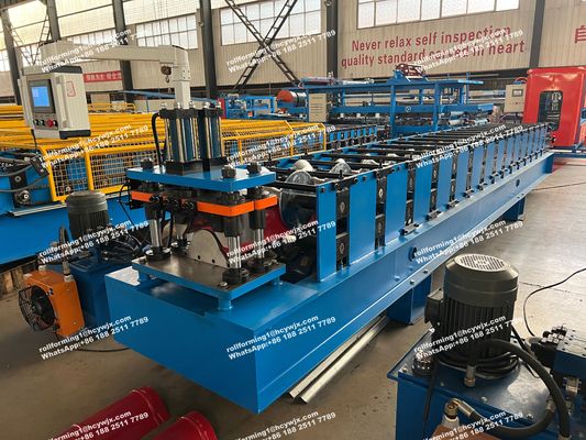 Hidrolik Kesme Akıllı Çelik Çatı Kelepçesi Formasyon Makinesi