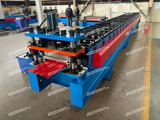 Ticari metal binalar için Georgia duvar paneli rulo şekillendirme makinesi