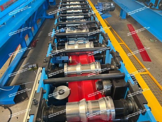 Yüksek verimli duvar paneli rulo şekillendirme makinesi CE, PLC kontrolü ile