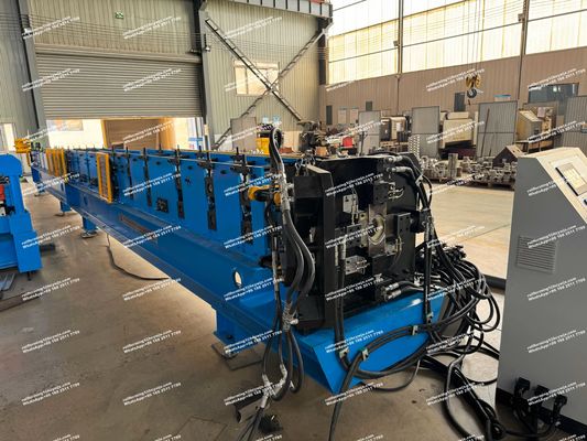 Rainspout Downspout Roll Forming Machine Hidrolik Kesme 100mm veya Özel Çaplı