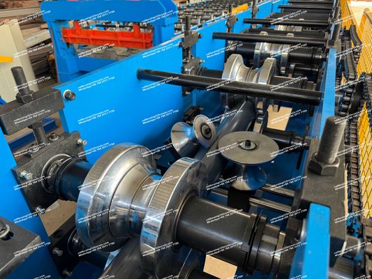Rainspout Downspout Roll Forming Machine Hidrolik Kesme 100mm veya Özel Çaplı